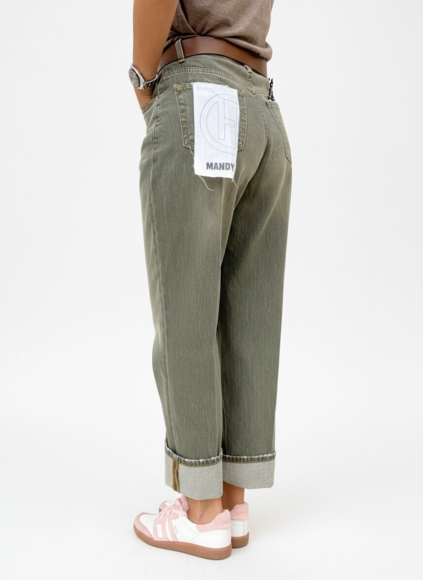 JEANS MANDY VERDE