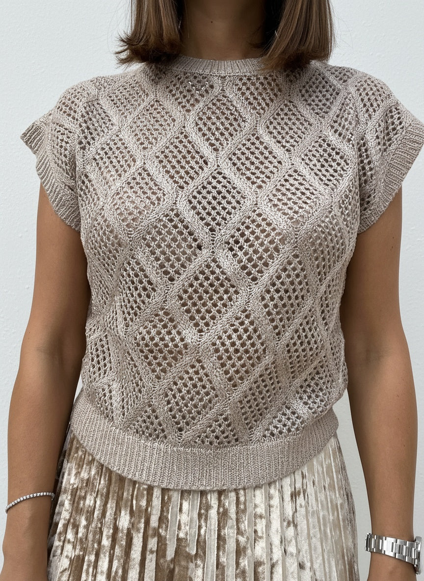 GILET TRAFORATO