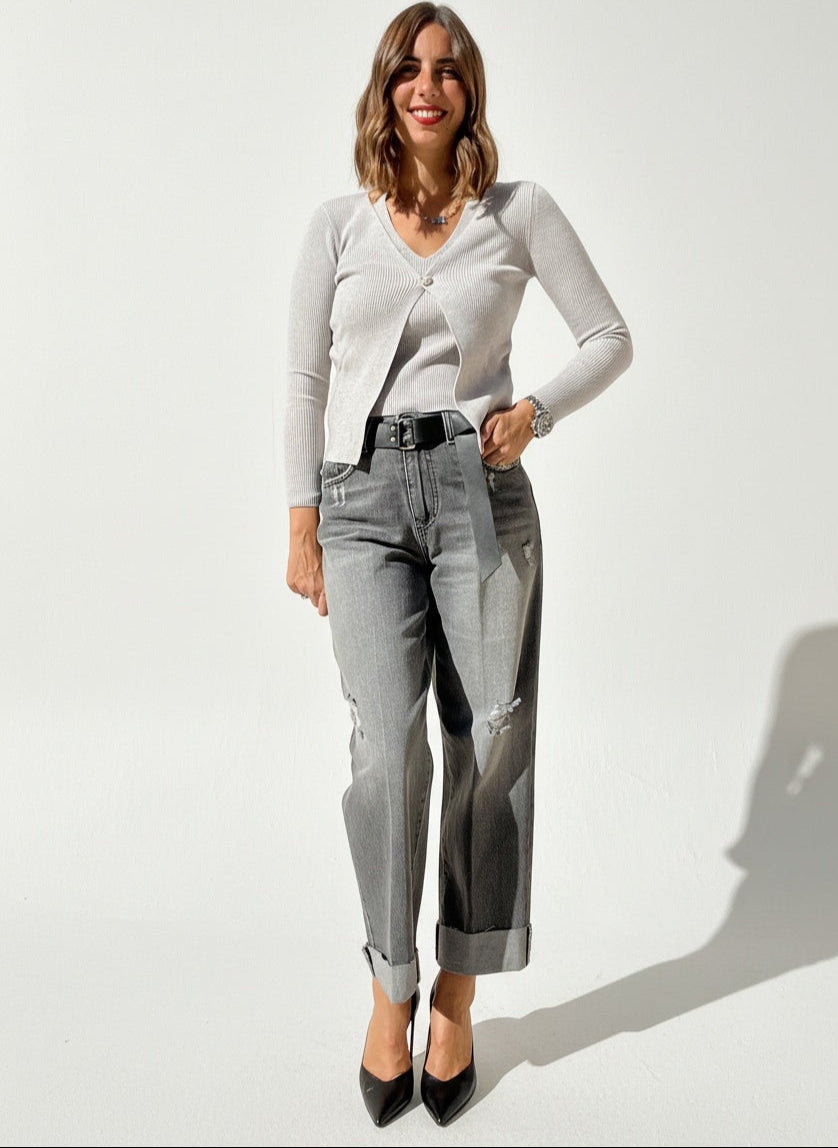 JEANS MANDY GRIGIO