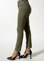 JEANS MIA SLIM VERDE