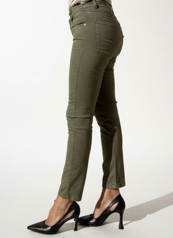 JEANS MIA SLIM VERDE