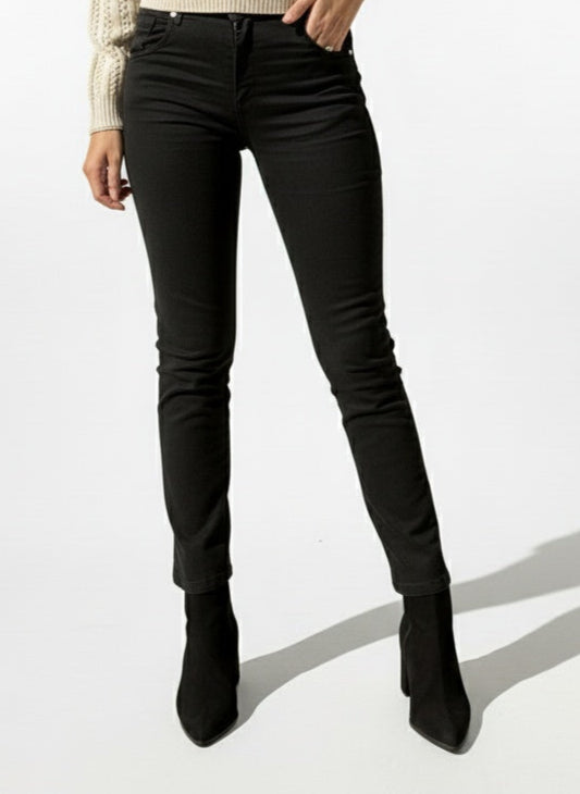 JEANS MIA SLIM NERO
