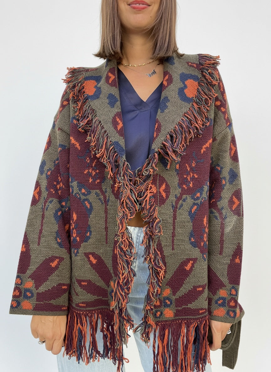 CARDIGAN SCIALLATO