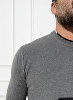 MAGLIONE IN VISCOSA CON TOPPE