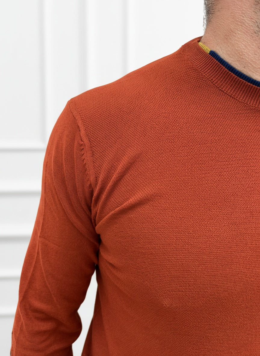 MAGLIONE IN VISCOSA CON TOPPE