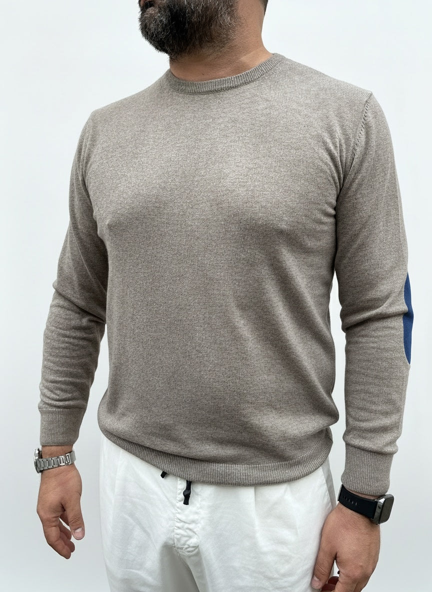 MAGLIONE CASHMERE E TOPPE