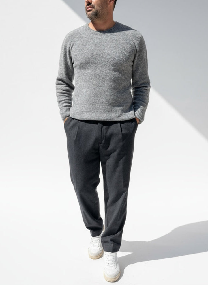 MAGLIONE CINIGLIATO MISTO LANA