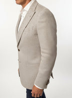 GIACCA MONOPETTO LAVORATA TWEED