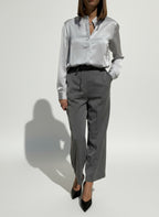 PANTALONE CROPPED FLANELLA