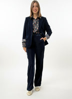 PANTALONI VELLUTO BLU