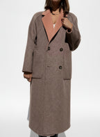 CAPPOTTO DOUBLEFACE IN LANA E CASHMERE