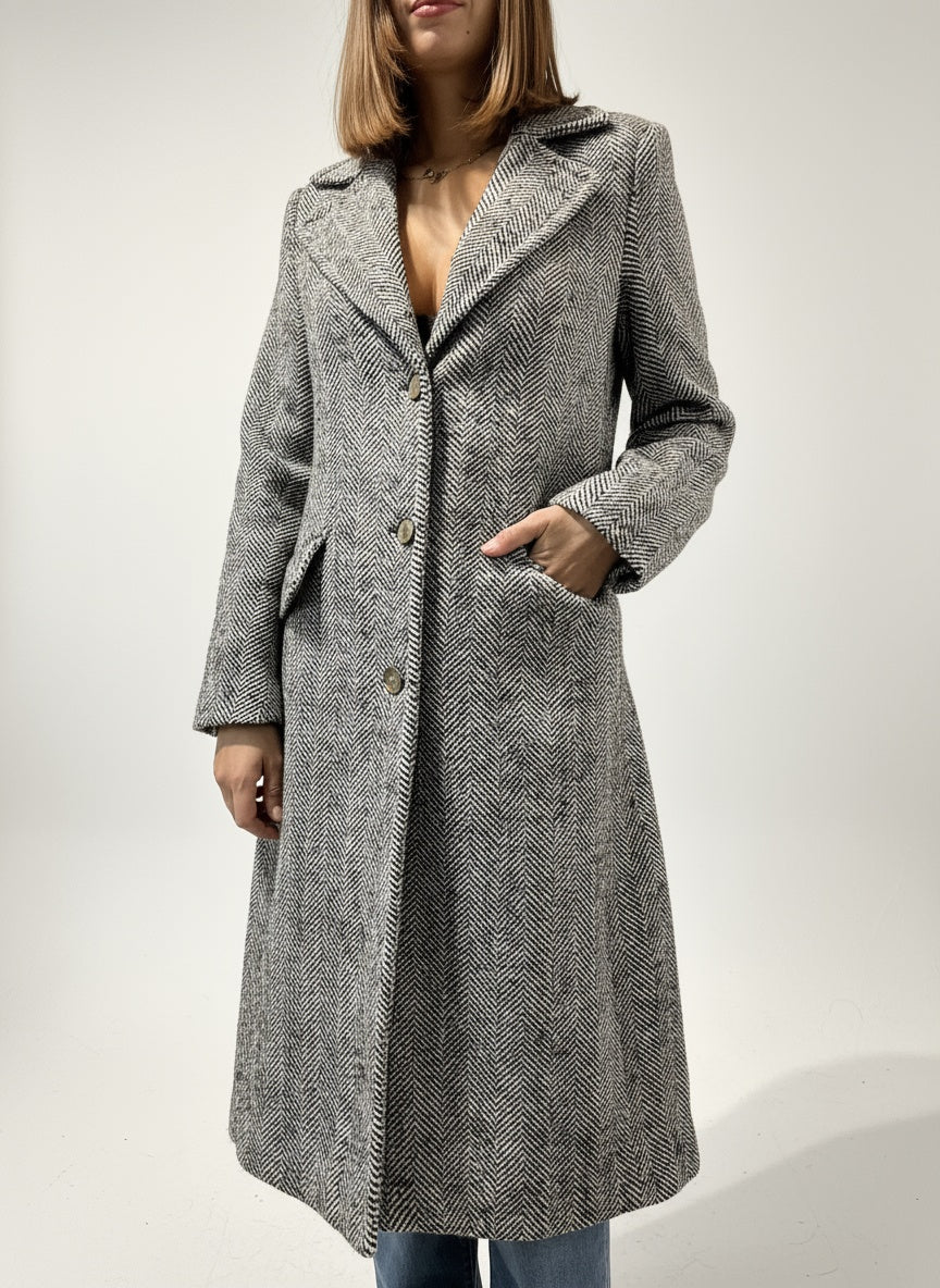 CAPPOTTO SPINATO MONOPETTO