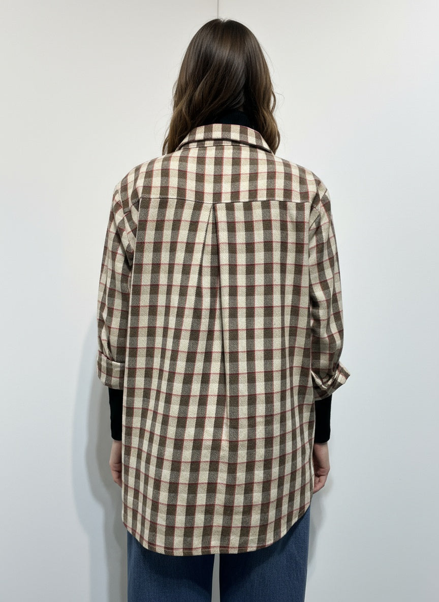 CAMICIA OVER TARTAN