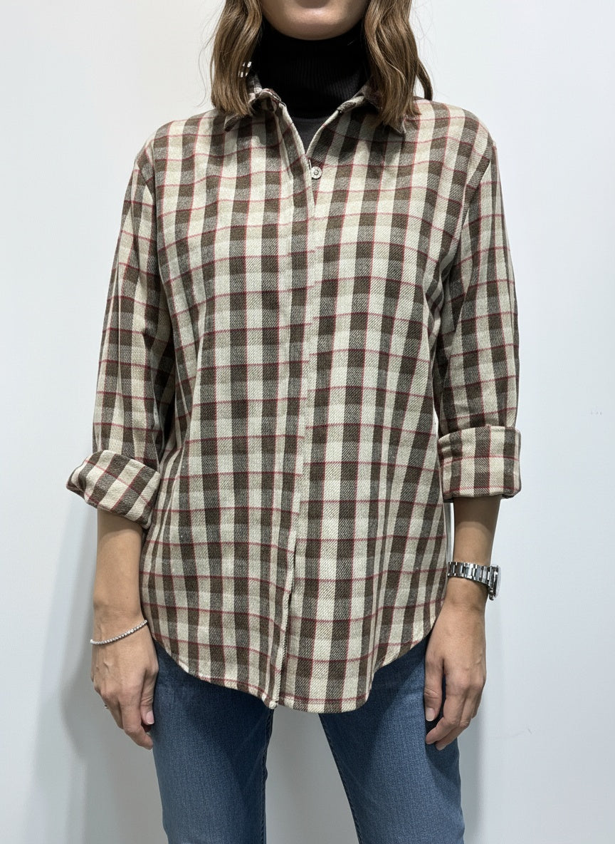 CAMICIA OVER TARTAN
