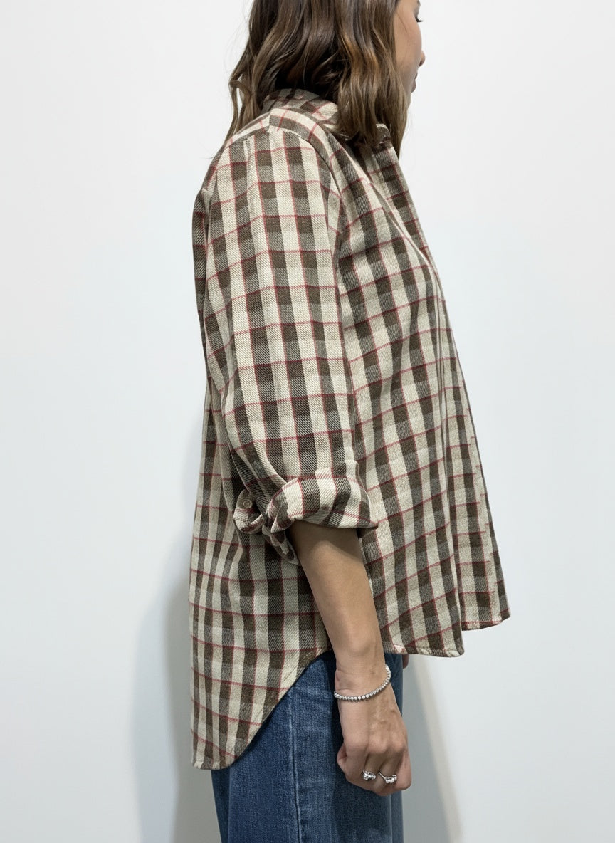 CAMICIA OVER TARTAN