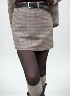 MINIGONNA COCCIO PIE DE PULL