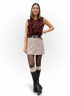 MINIGONNA COCCIO PIE DE PULL