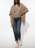 SCIARPA MISTO LANA, CASHMERE E VISCOSA