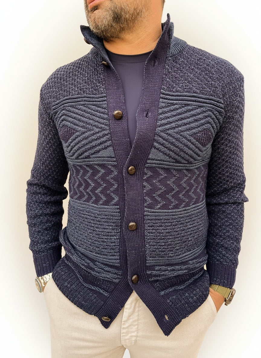 GIACCA CARDIGAN IN MAGLIA