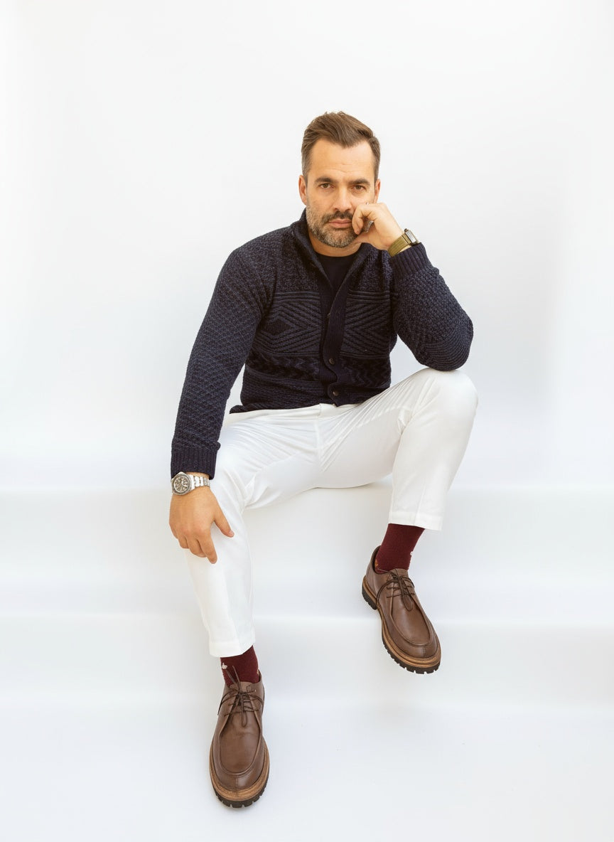 GIACCA CARDIGAN IN MAGLIA