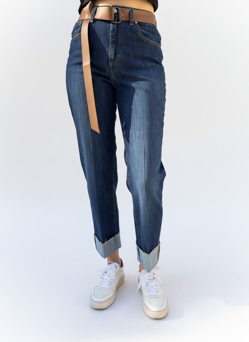 JEANS MANDY BLU SCURO