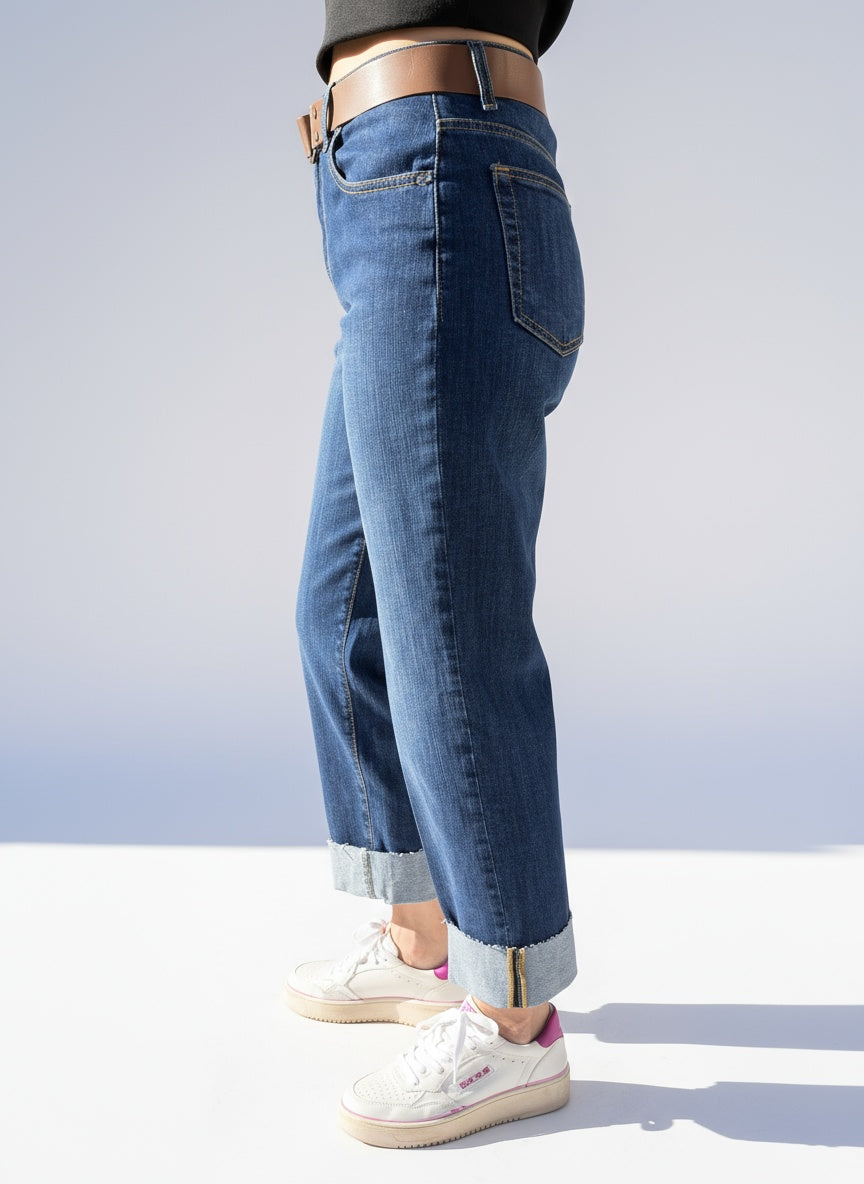 JEANS MANDY BLU SCURO
