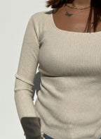 MAGLIA A COSTE SCOLLO QUADRATO