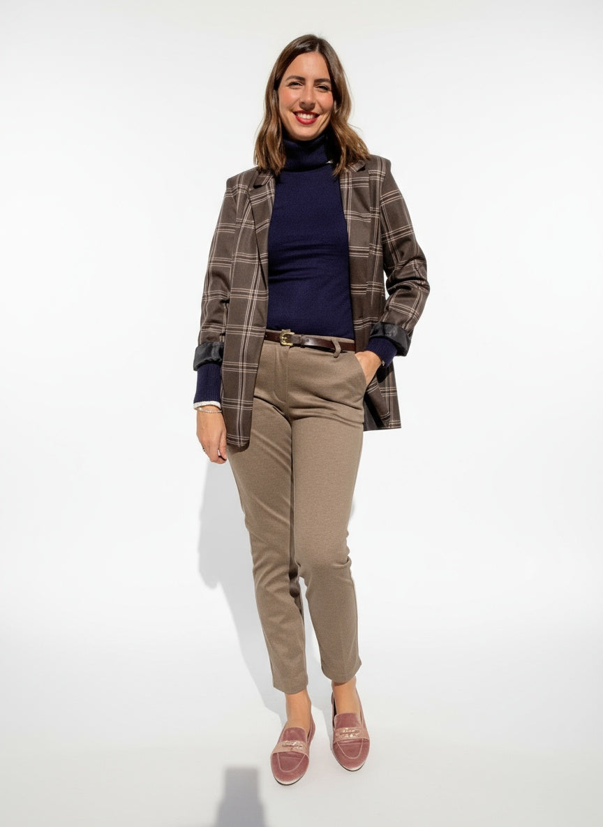 GIACCA TARTAN