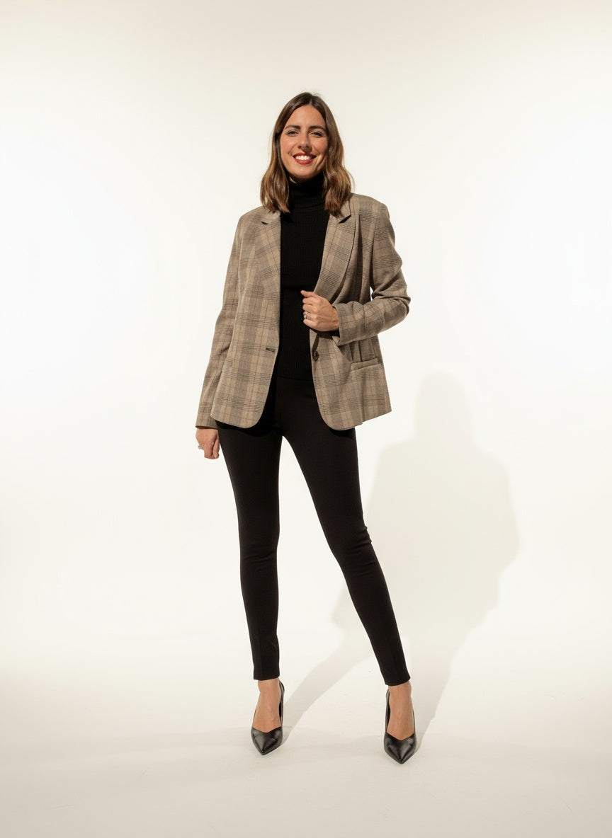 GIACCA GALLES NERO/BLU