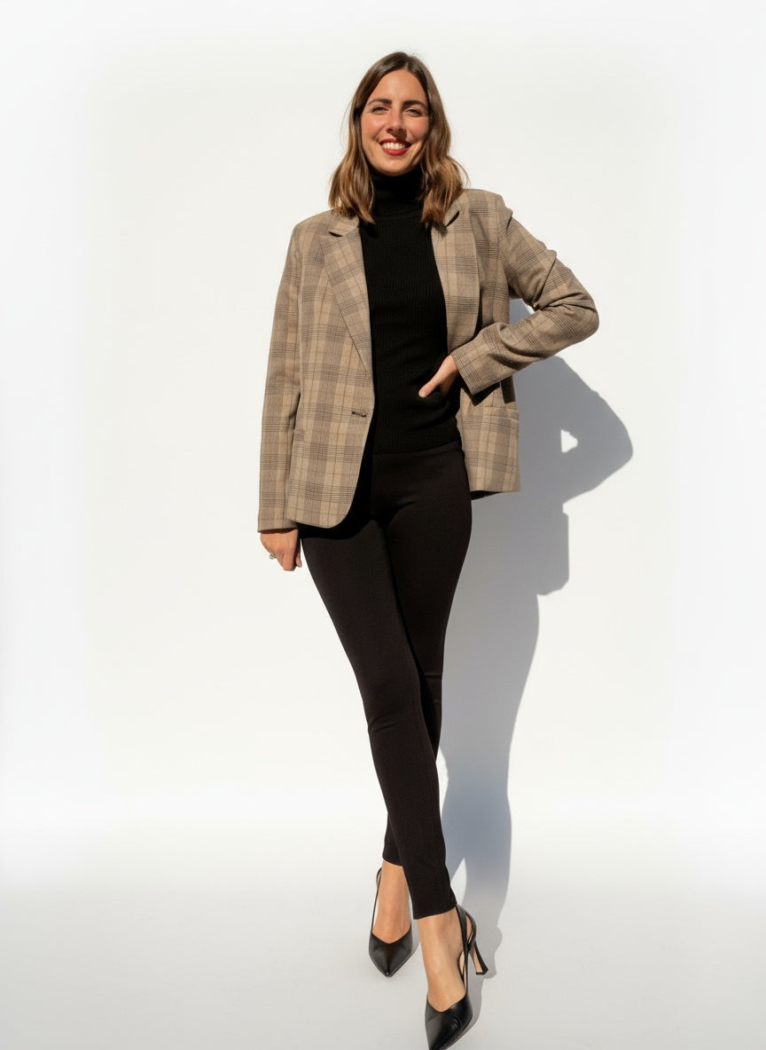 GIACCA GALLES NERO/BLU