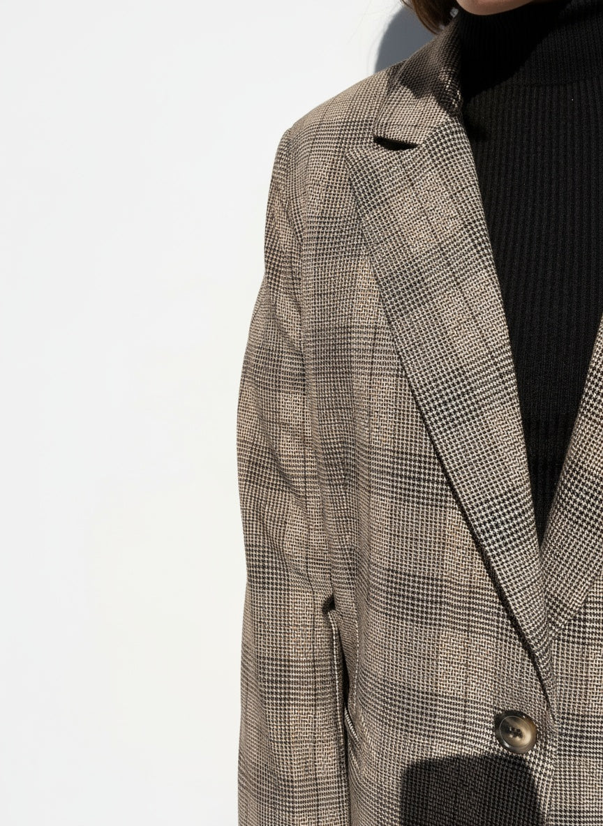 GIACCA GALLES NERO/BLU