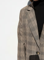 GIACCA GALLES NERO/BLU