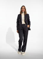 PANTALONE PALAZZO GESSATO