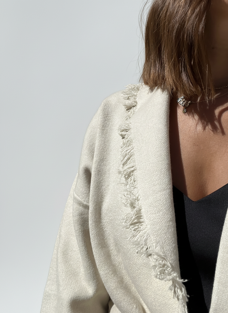CARDIGAN CON FRANGE