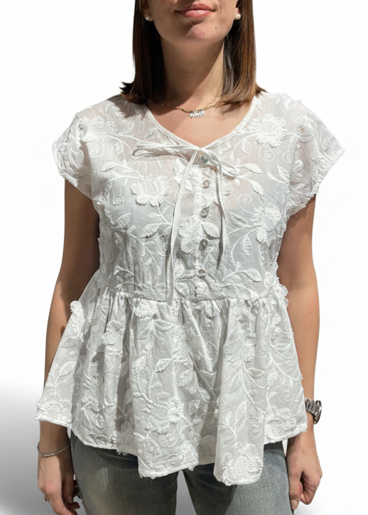 CAMICIA RICAMATA