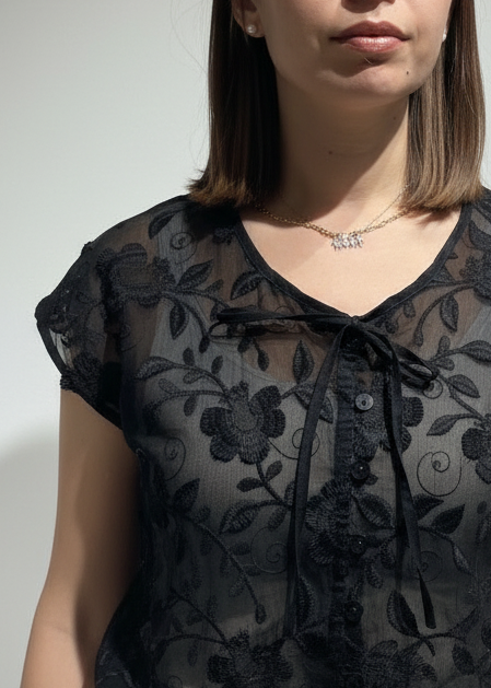 CAMICIA RICAMATA