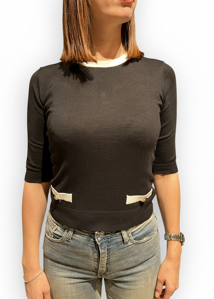 MAGLIA FILO MEZZA MANICA