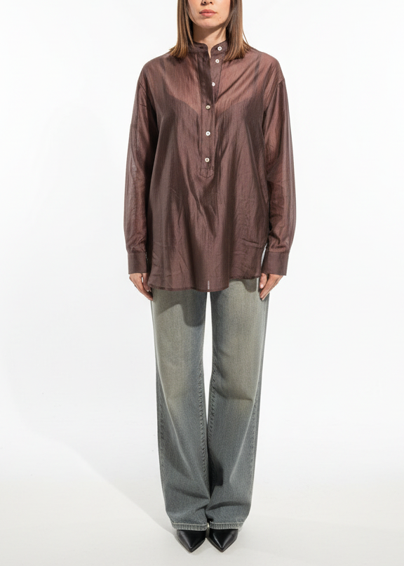 CAMICIA MUSSOLA COLLO COREANA