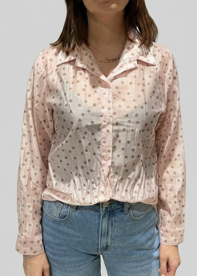 CAMICIA POIS IN MUSSOLA DI TENCEL