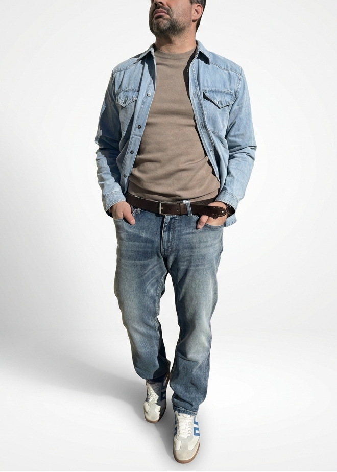 CAMICIA TEXANA DENIM