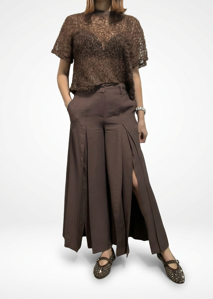 PANTAGONNA CON SPACCHI