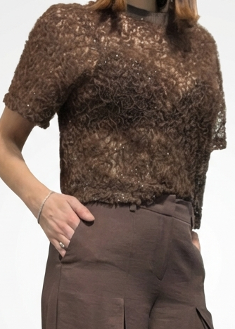 TSHIRT IN PIZZO DOPPIATA