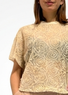 TSHIRT IN PIZZO DOPPIATA