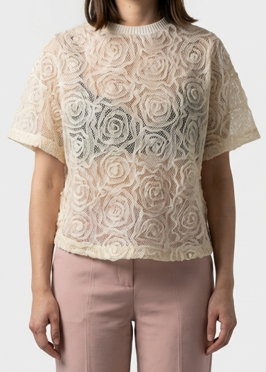 TSHIRT IN PIZZO DOPPIATA