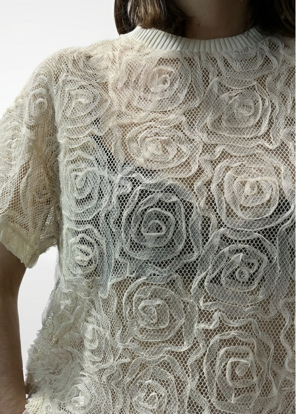 TSHIRT IN PIZZO DOPPIATA