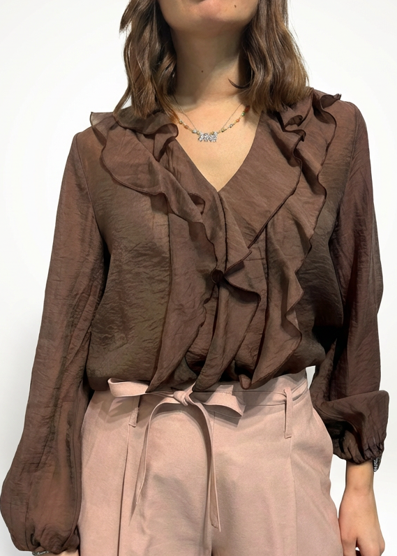 CAMICIA IN MUSSOLA DI VISCOSA