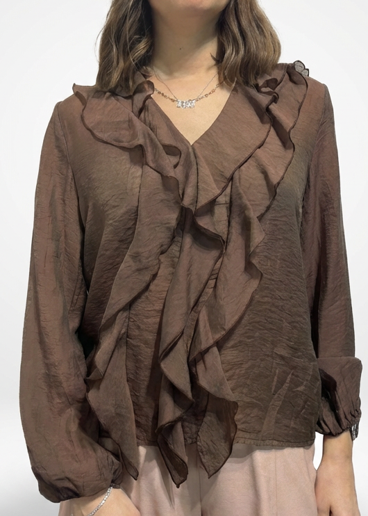 CAMICIA IN MUSSOLA DI VISCOSA
