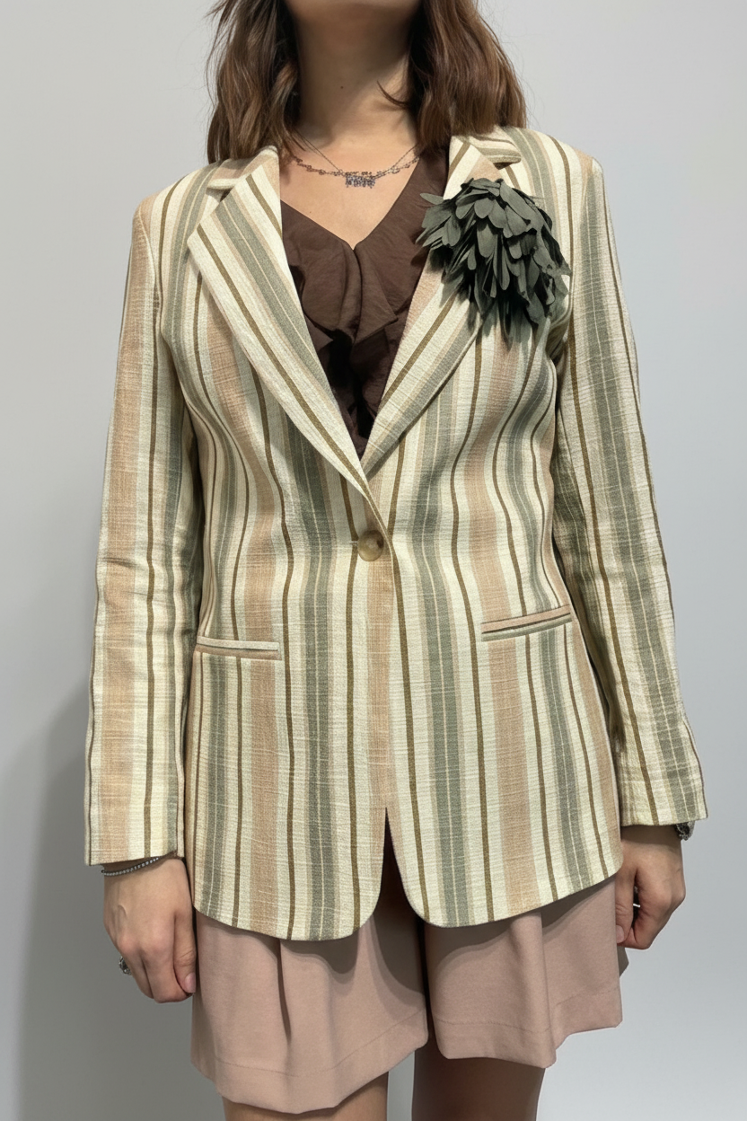 GIACCA MONOPETTO RIGHE