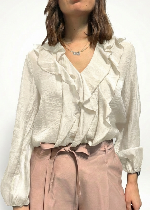 CAMICIA IN MUSSOLA DI VISCOSA