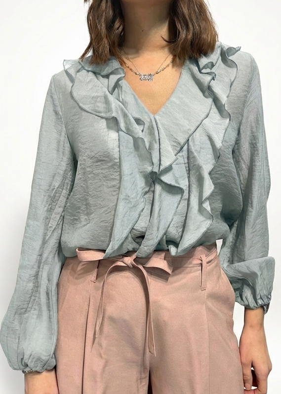 CAMICIA IN MUSSOLA DI VISCOSA